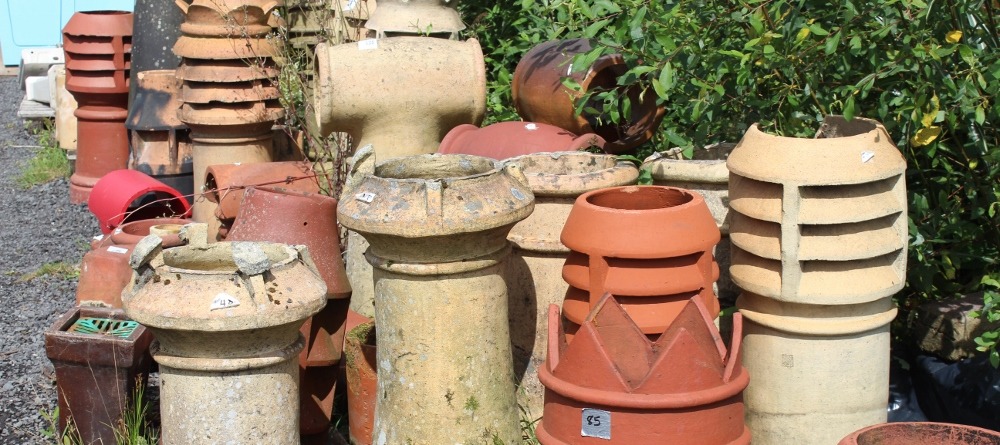 West Wales reclamation chimney pots