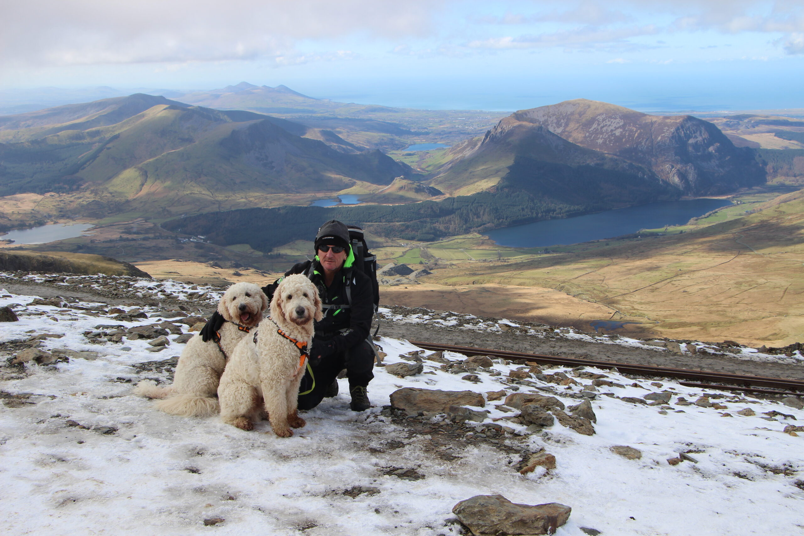 Near the summit of Snowdon